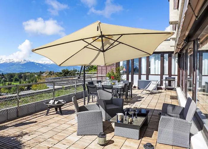 公寓 Jeanne D'arc Loft Montagne By Interhome 克莱恩 蒙塔纳